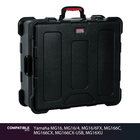 Gator Pop-Up Mixer Case for Yamaha MG16, MG16/4, MG16/6FX, MG166C, MG166CX, MG166CX-USB, MG16XU