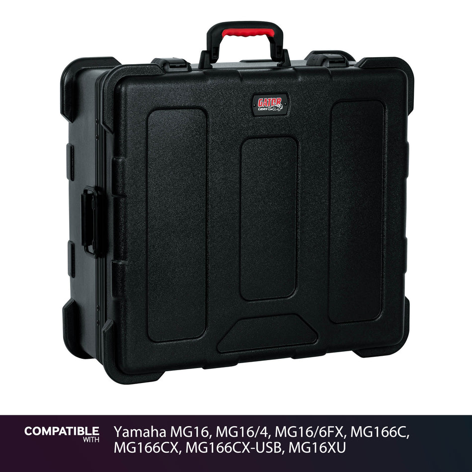 Gator Pop-Up Mixer Case for Yamaha MG16, MG16/4, MG16/6FX, MG166C, MG166CX, MG166CX-USB, MG16XU