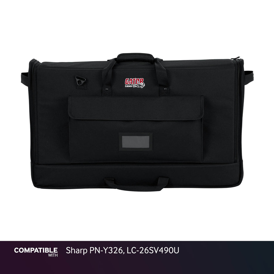 Gator LCD Screen Gig Bag for Sharp PN-Y326, LC-26SV490U