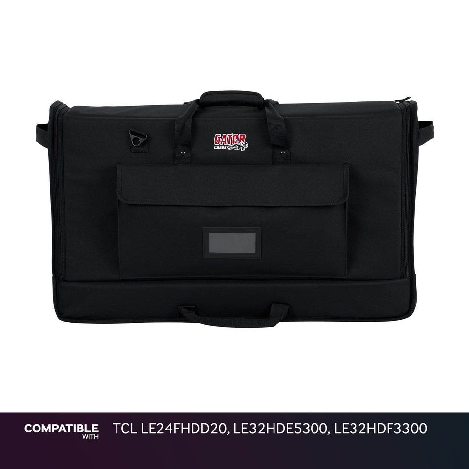Gator LCD Screen Gig Bag for TCL LE24FHDD20, LE32HDE5300, LE32HDF3300