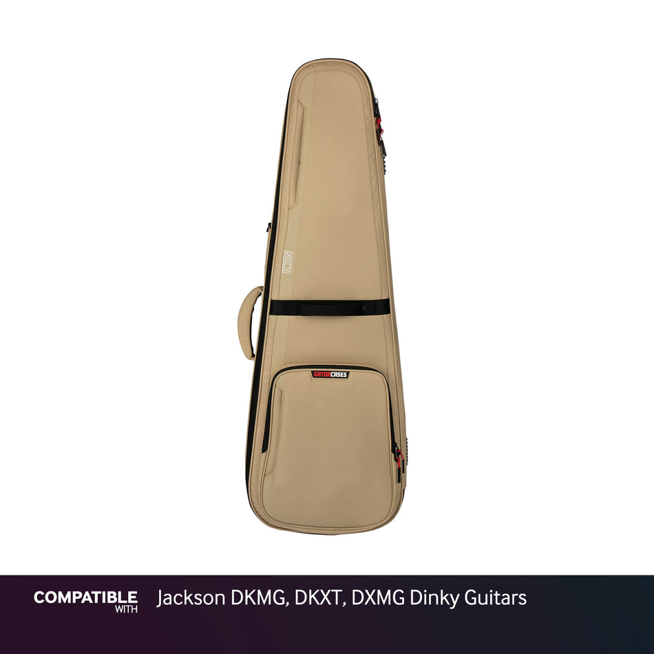 Gator Tan ICON Case for Jackson DKMG, DKXT, DXMG Dinky Guitars