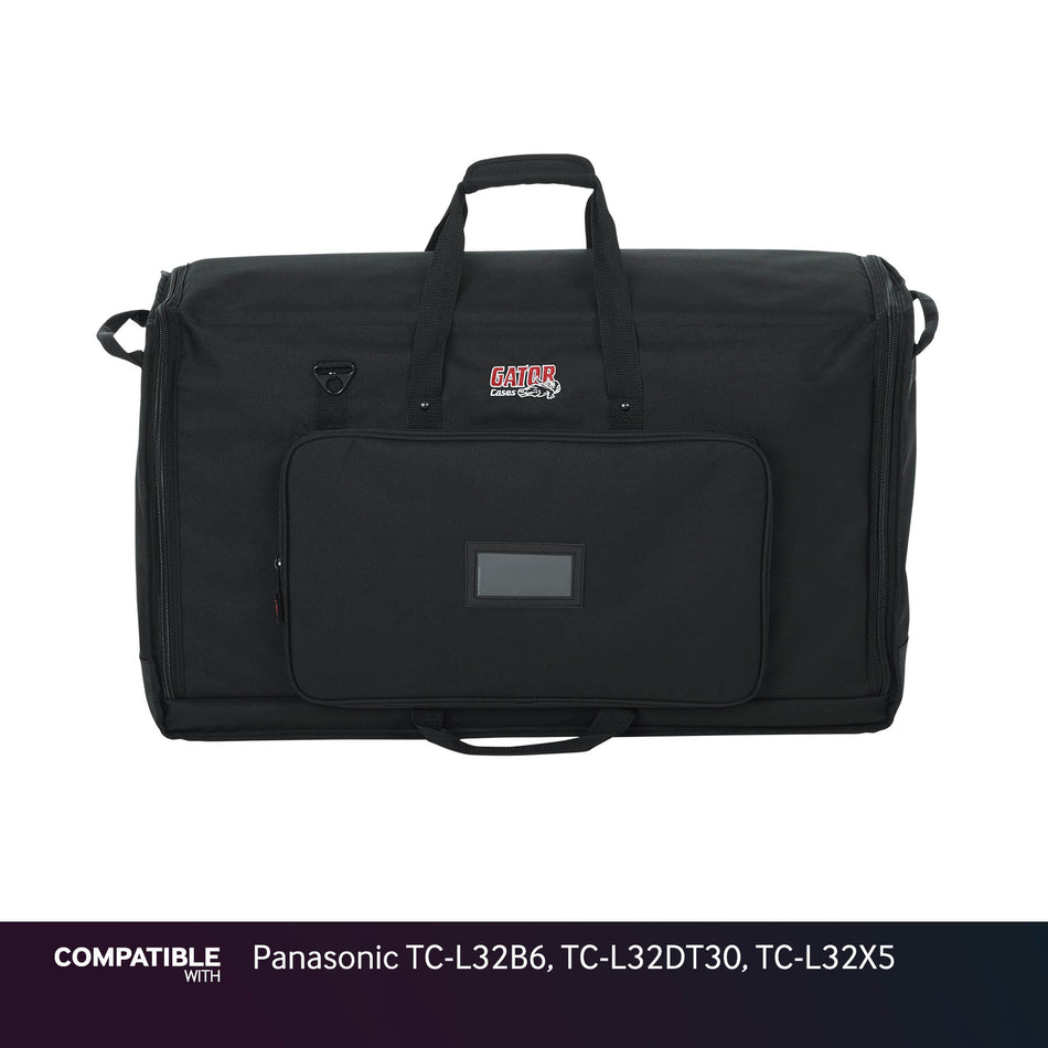 Gator LCD Screen Gig Bag for Panasonic TC-L32B6, TC-L32DT30, TC-L32X5