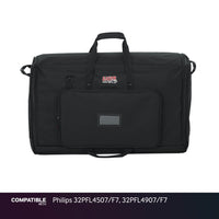 Gator LCD Screen Gig Bag for Philips 32PFL4507/F7, 32PFL4907/F7