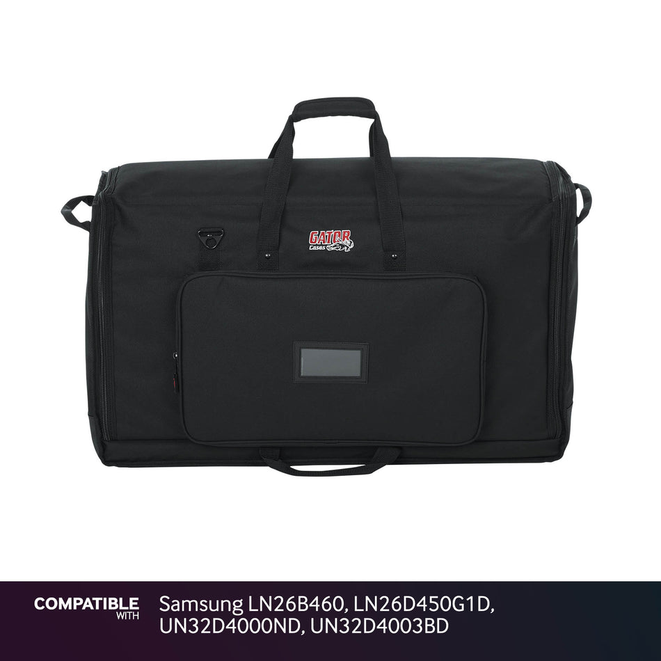 Gator LCD Screen Gig Bag for Samsung LN26B460, LN26D450G1D, UN32D4000ND, UN32D4003BD