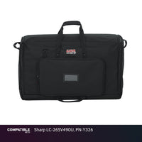 Gator LCD Screen Gig Bag for Sharp LC-26SV490U, PN-Y326