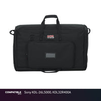 Gator LCD Screen Gig Bag for Sony KDL-26L5000, KDL32R400A