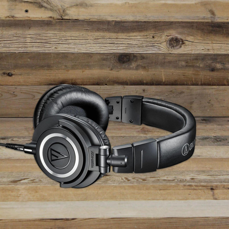 Open Box Audio-Technica ATH-M50x Black Studio Headphones