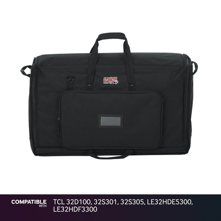 Gator LCD Screen Gig Bag for TCL 32D100, 32S301, 32S305, LE32HDE5300, LE32HDF3300