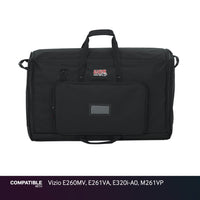Gator LCD Screen Gig Bag for Vizio E260MV, E261VA, E320i-A0, M261VP