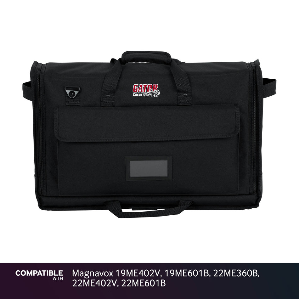 Gator LCD Screen Gig Bag for Magnavox 19ME402V, 19ME601B, 22ME360B, 22ME402V, 22ME601B