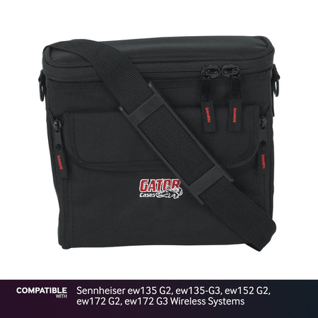 Gator Bag for Sennheiser ew135 G2, ew135-G3, ew152 G2, ew172 G2, ew172 G3 Wireless Systems