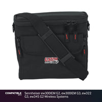Gator Bag for Sennheiser ew300IEM G2, ew300IEM G3, ew322 G3, ew345 G2 Wireless Systems