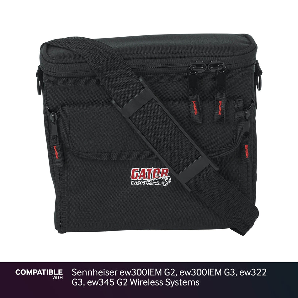Gator Bag for Sennheiser ew300IEM G2, ew300IEM G3, ew322 G3, ew345 G2 Wireless Systems
