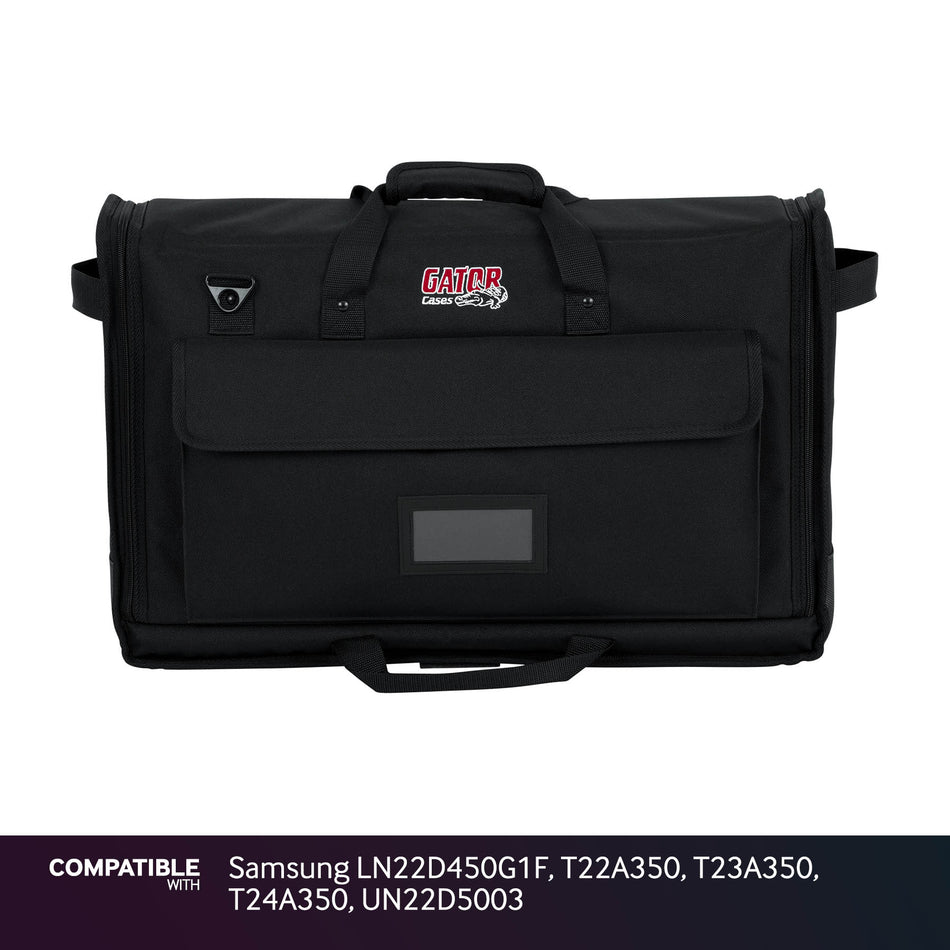Gator LCD Screen Gig Bag for Samsung LN22D450G1F, T22A350, T23A350, T24A350, UN22D5003