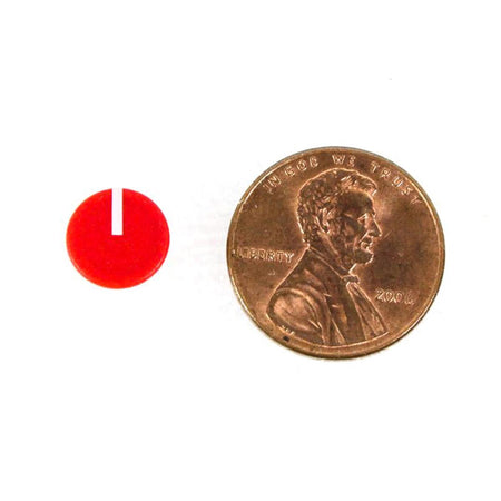 9mm Black Knob with Red Cap for Buchla 208C, Easel Command Modules