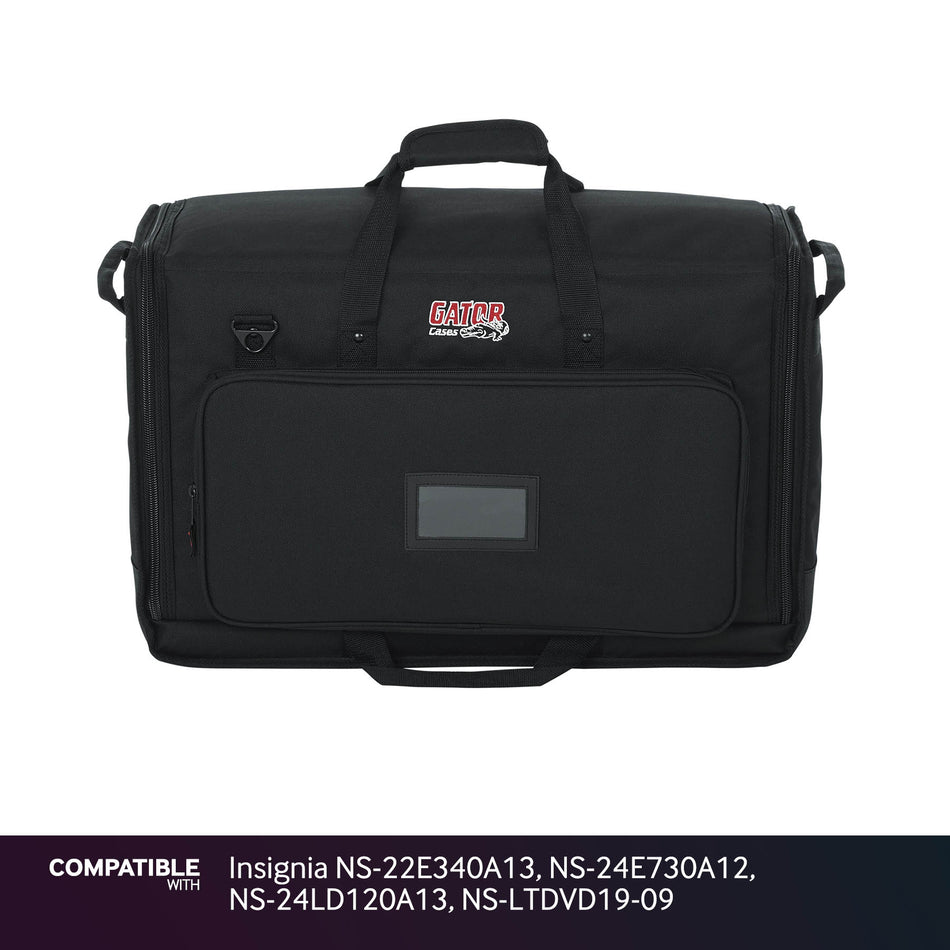 Gator LCD Screen Gig Bag for Insignia NS-22E340A13, NS-24E730A12, NS-24LD120A13, NS-LTDVD19-09