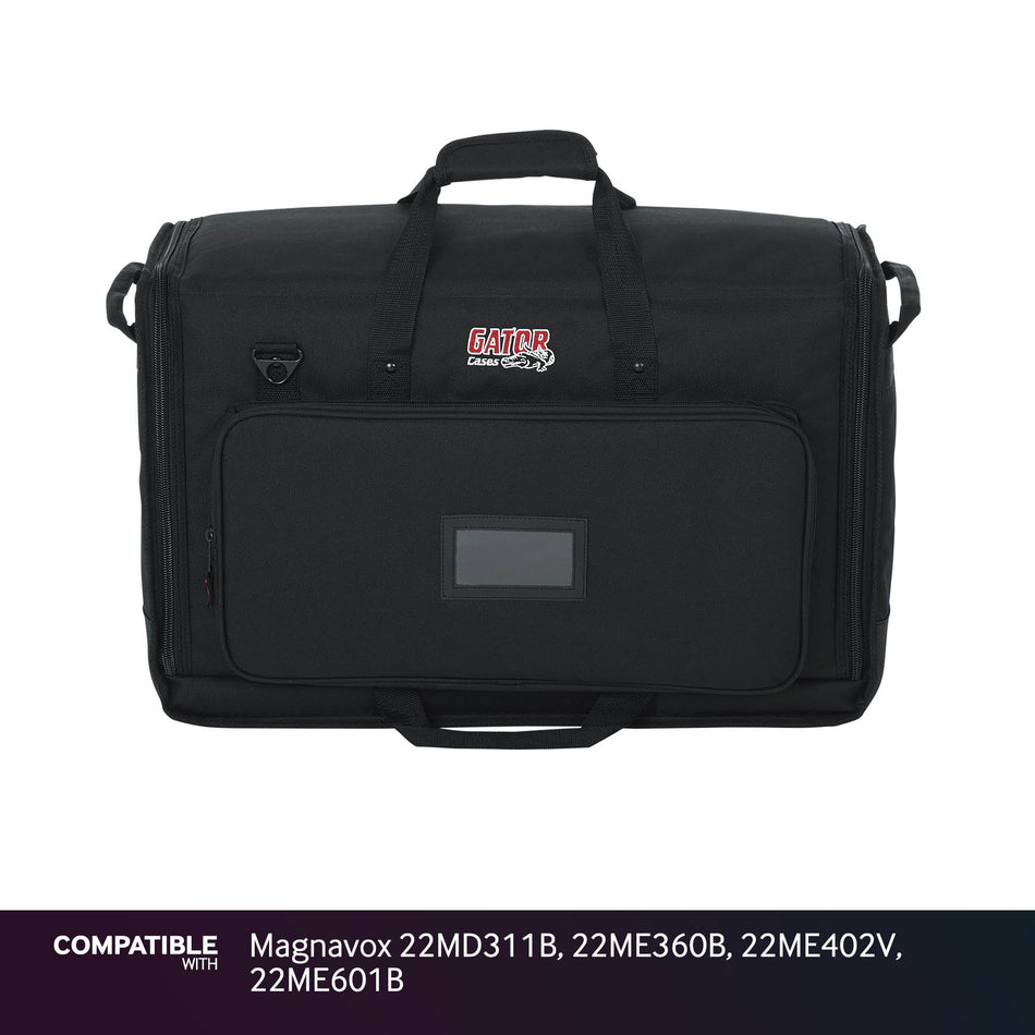 Gator LCD Screen Gig Bag for Magnavox 22MD311B, 22ME360B, 22ME402V, 22ME601B