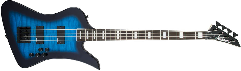 DNLC - Jackson JS3 KELLY BIRD, AH FB - TRANS BLUE