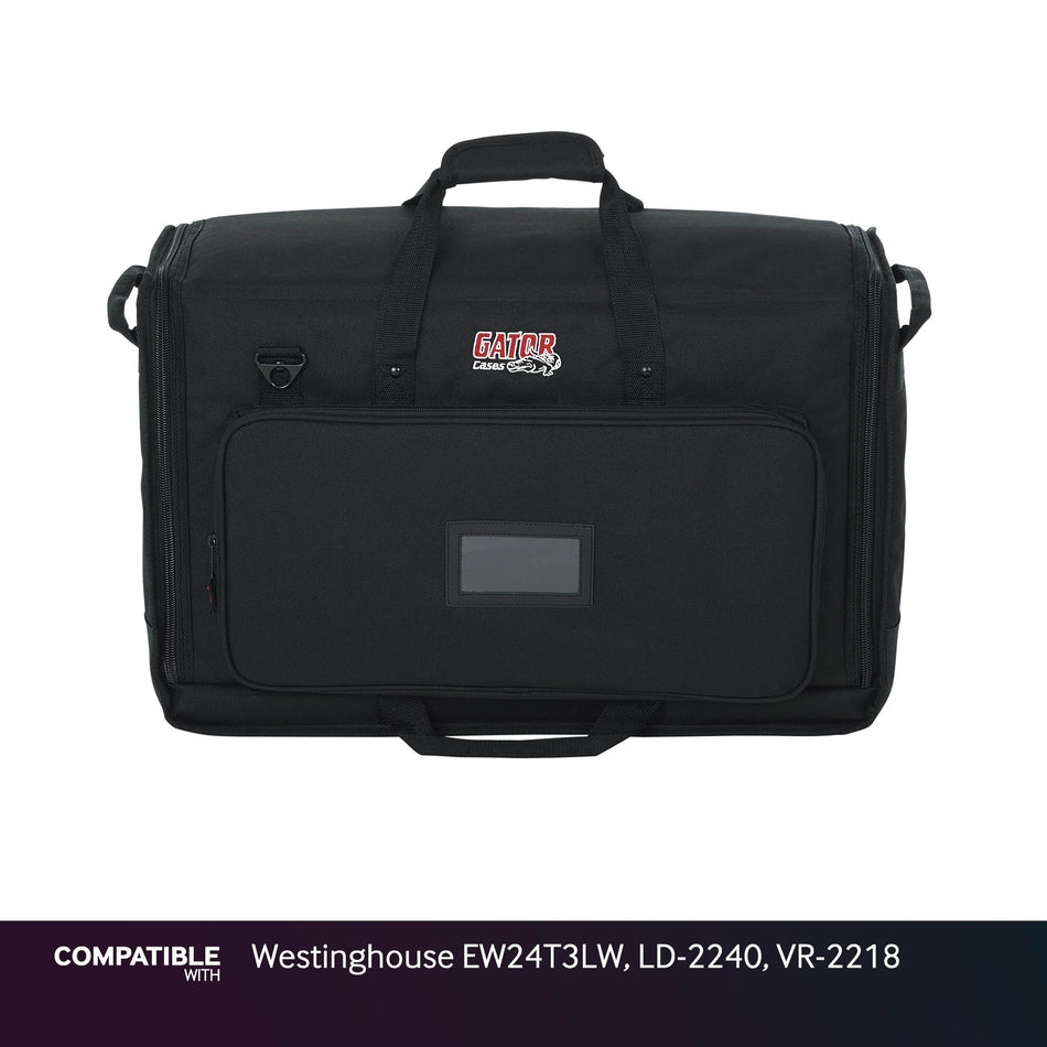 Gator LCD Screen Gig Bag for Westinghouse EW24T3LW, LD-2240, VR-2218