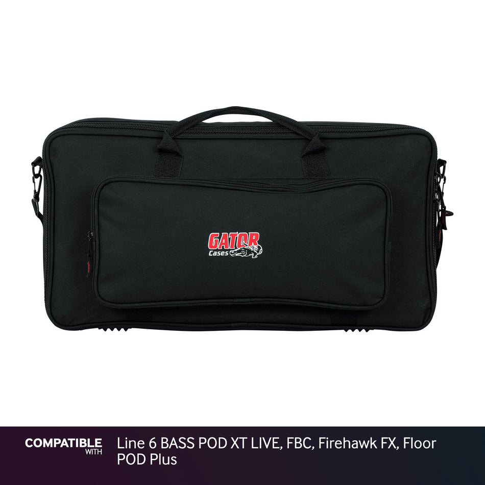 Gator Gig Bag for Line 6 BASS POD XT LIVE, FBC, Firehawk FX, Floor POD Plus