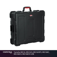 Gator 19x21x6 Travel Case for Yamaha MG16, MG16/4, MG16/6FX, MG166C, MG166CX, MG166CX-USB