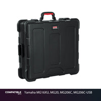Gator 19x21x6 Travel Case for Yamaha MG16XU, MG20, MG206C, MG206C-USB