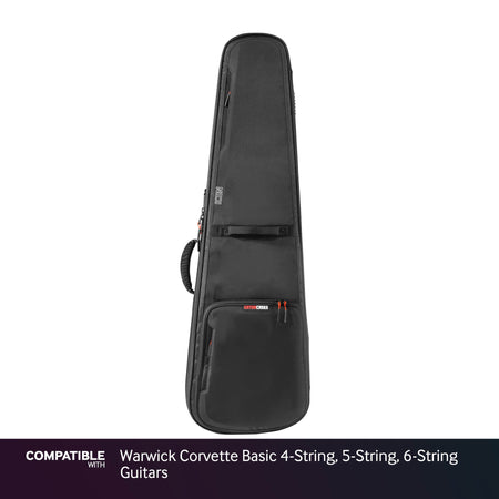 Gator Black ICON Case for Warwick Corvette Basic 4-String, 5-String, 6-String Guitars