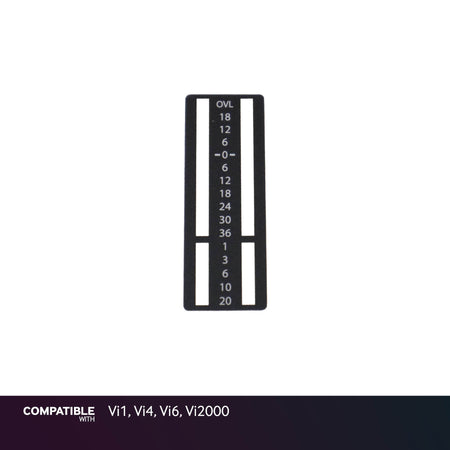 Soundcraft dB Meter Overlay for Vi1, Vi4, Vi6, Vi2000