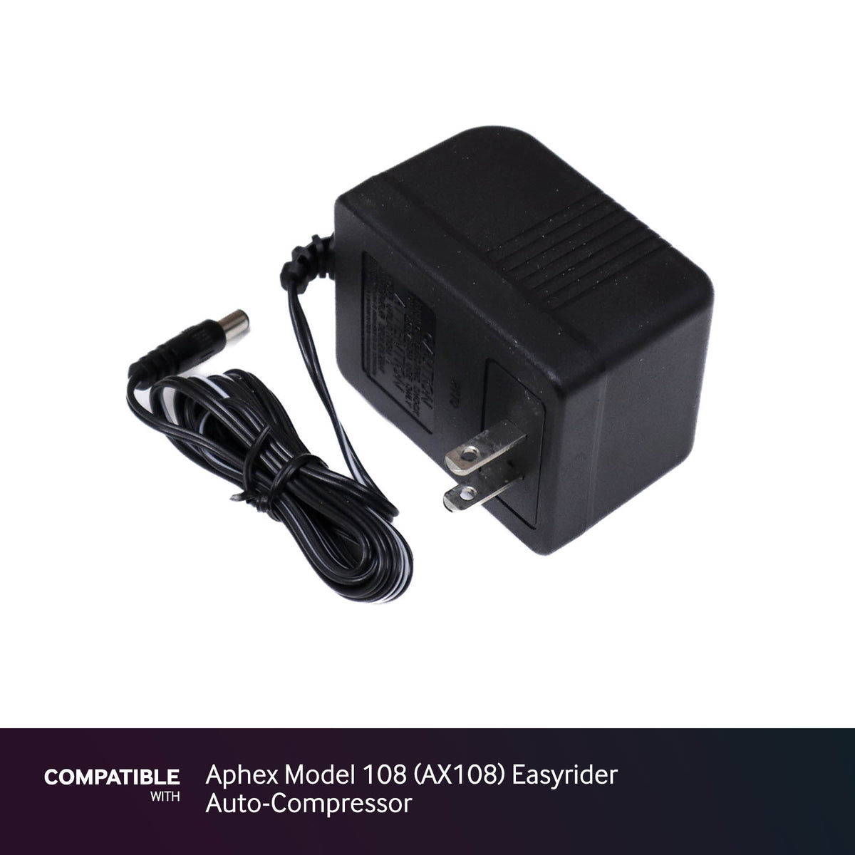 24VAC Power Supply for Aphex Model 108 (AX108) Easyrider Auto-Compressor