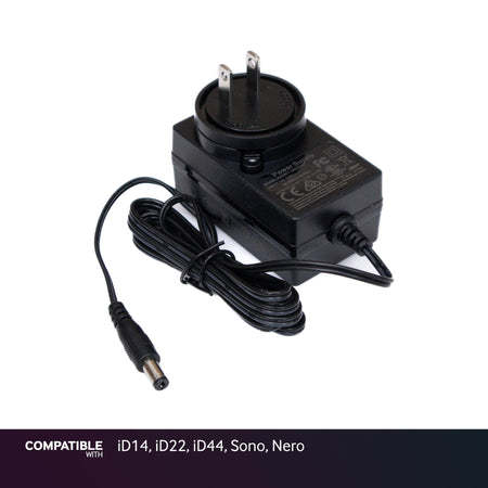 Audient Power Supply Adapter for iD14, iD22, iD44, Sono, Nero