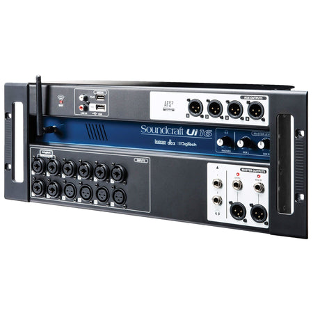 Soundcraft Ui16 Stage Box Bundle with 4 Mogami XLR Cables