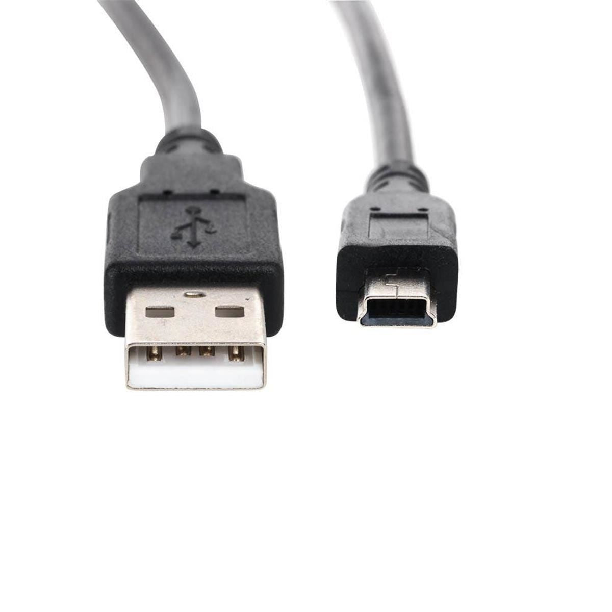 6-foot Black USB-A to Mini B Cable for Akai Professional MPK Mini