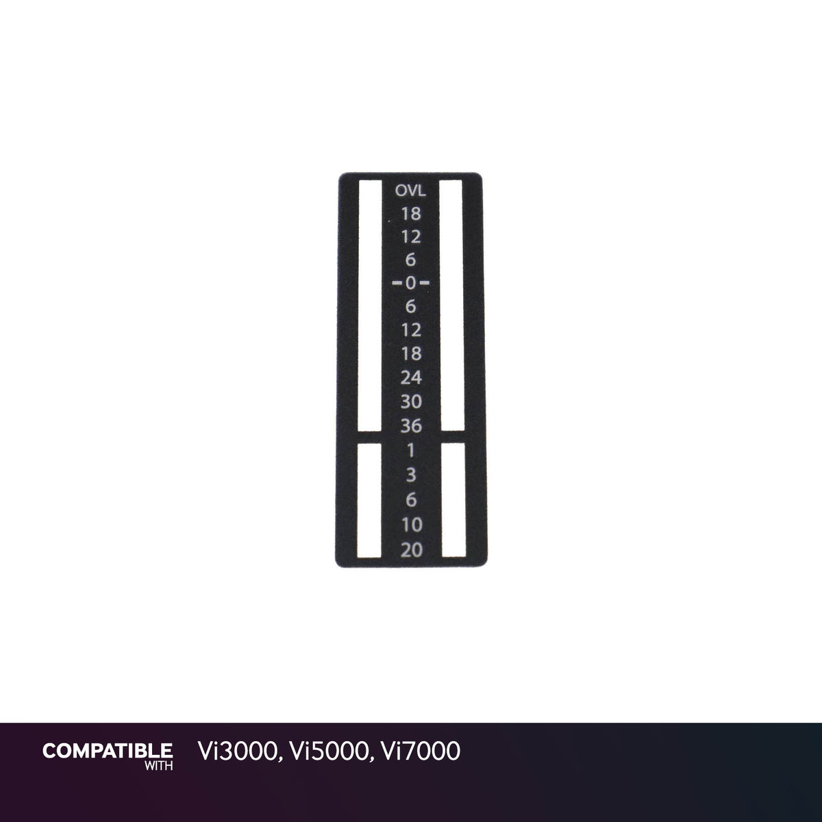 Soundcraft dB Meter Overlay for Vi3000, Vi5000, Vi7000
