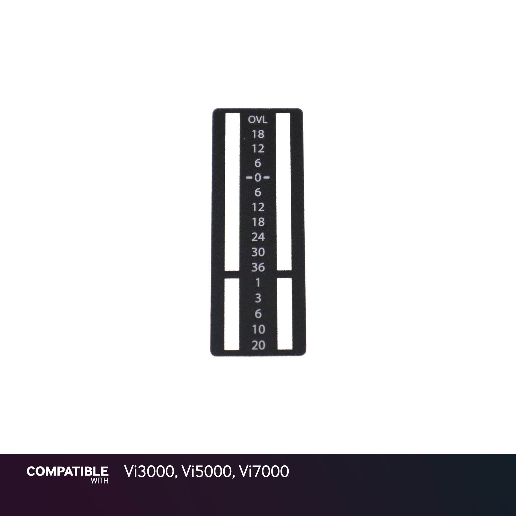 Soundcraft dB Meter Overlay for Vi3000, Vi5000, Vi7000