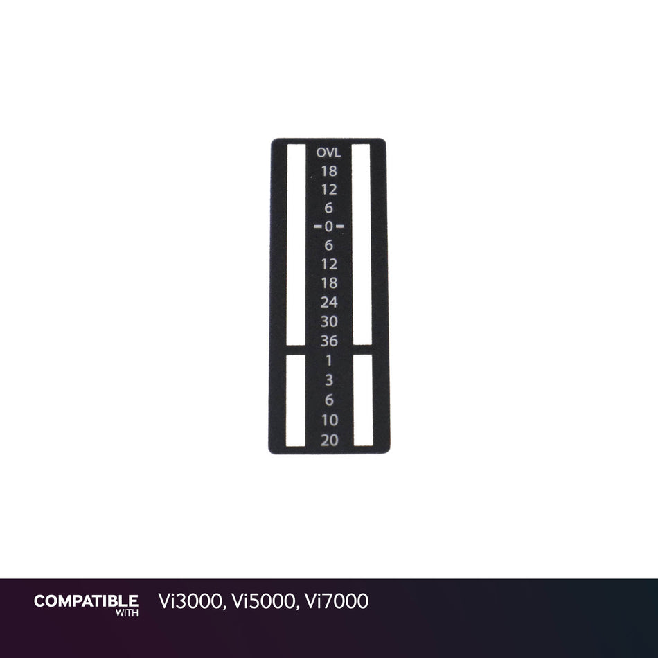 Soundcraft dB Meter Overlay for Vi3000, Vi5000, Vi7000