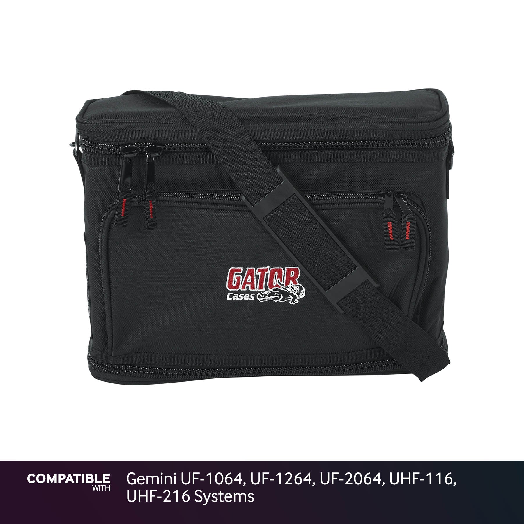 Gator Wireless Gig Bag for Gemini UF-1064, UF-1264, UF-2064, UHF-116, UHF-216 Systems