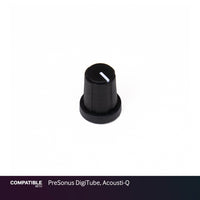 PixelGear Black Knob with Cap for PreSonus DigiTube, Acousti-Q