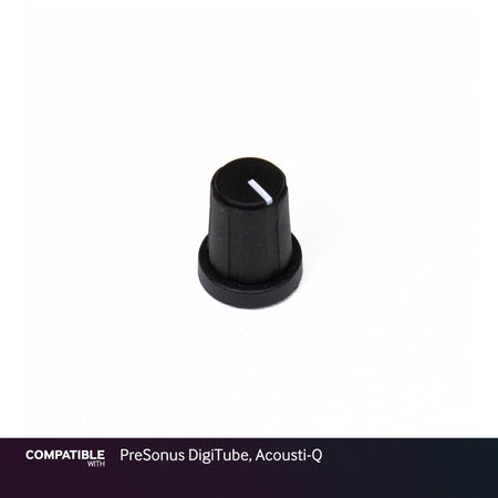PixelGear Black Knob with Cap for PreSonus DigiTube, Acousti-Q