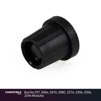 15mm Black D-Shaft Knob for Buchla 297, 206e, 207e, 208C, 227e, 230e, 250e, 259e Modules