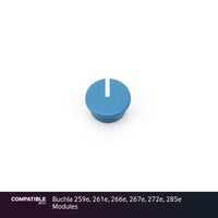 9mm Blue Knob Cap with Line for Buchla 259e, 261e, 266e, 267e, 272e, 285e Modules