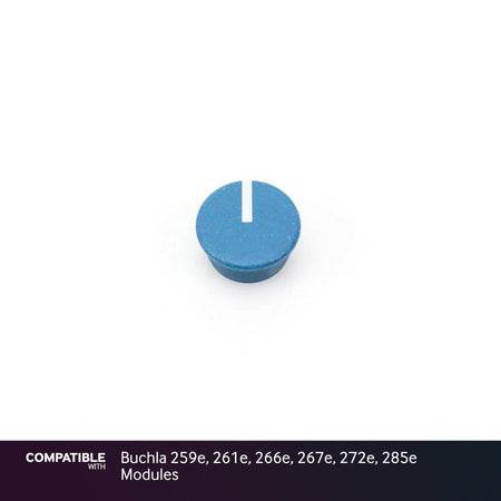 9mm Blue Knob Cap with Line for Buchla 259e, 261e, 266e, 267e, 272e, 285e Modules