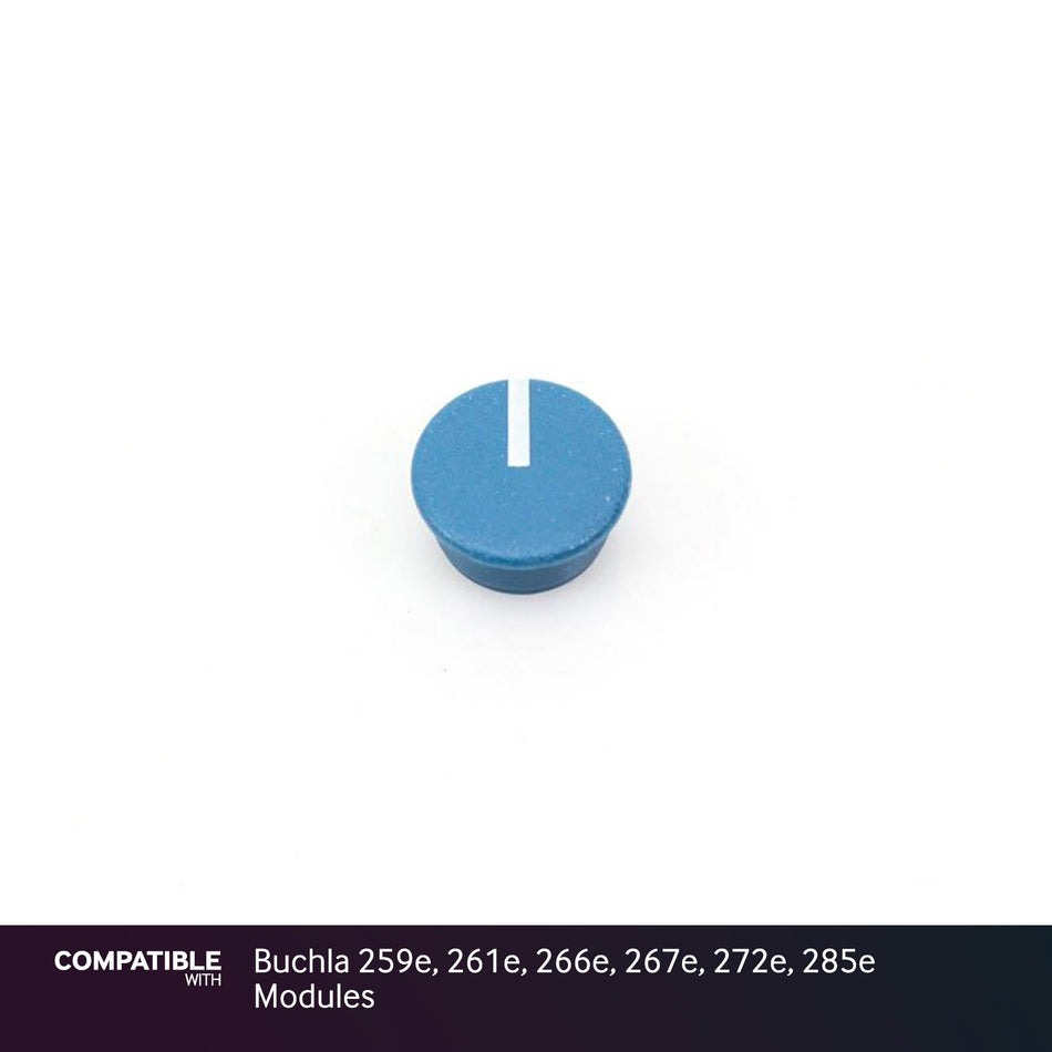9mm Blue Knob Cap with Line for Buchla 259e, 261e, 266e, 267e, 272e, 285e Modules