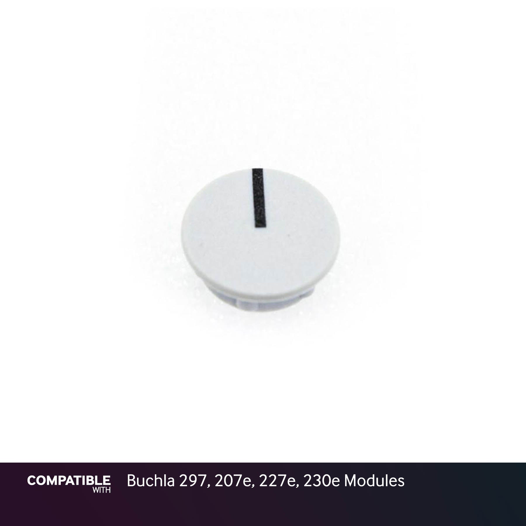 12mm Gray Knob Cap with Line for Buchla 297, 207e, 227e, 230e Modules