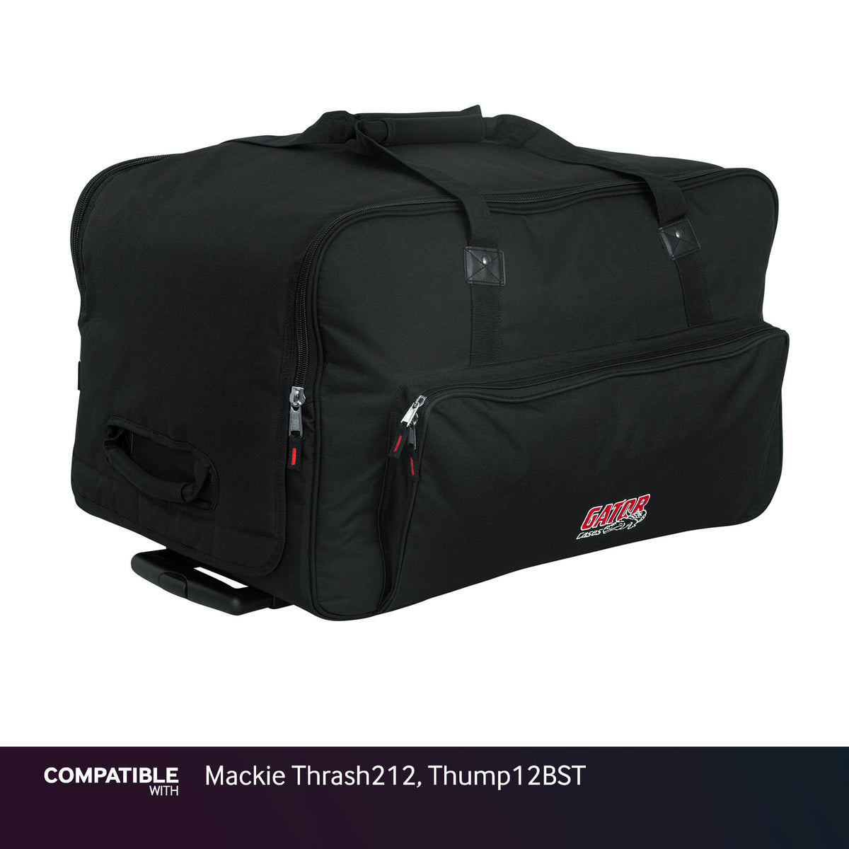 Gator Rolling Speaker Bag for Mackie Thrash212, Thump12BST