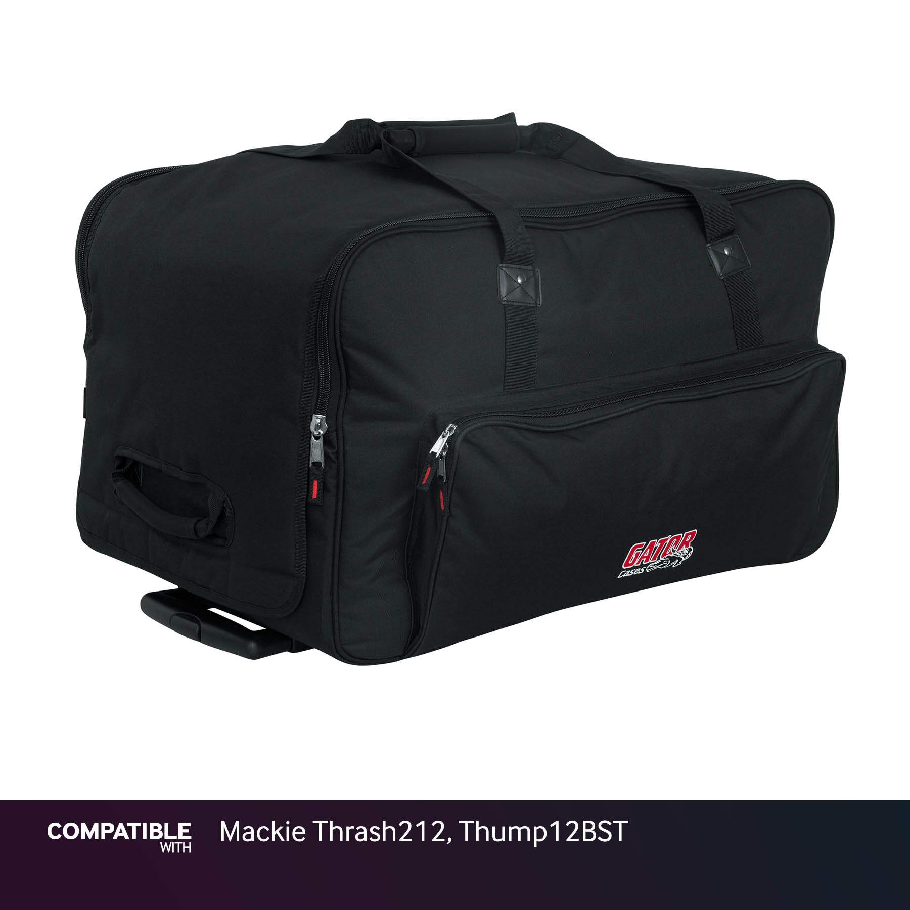 Gator Rolling Speaker Bag for Mackie Thrash212, Thump12BST
