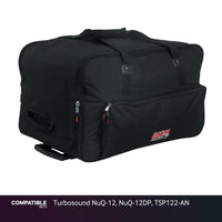 Gator Rolling Speaker Bag for Turbosound NuQ-12, NuQ-12DP, TSP122-AN
