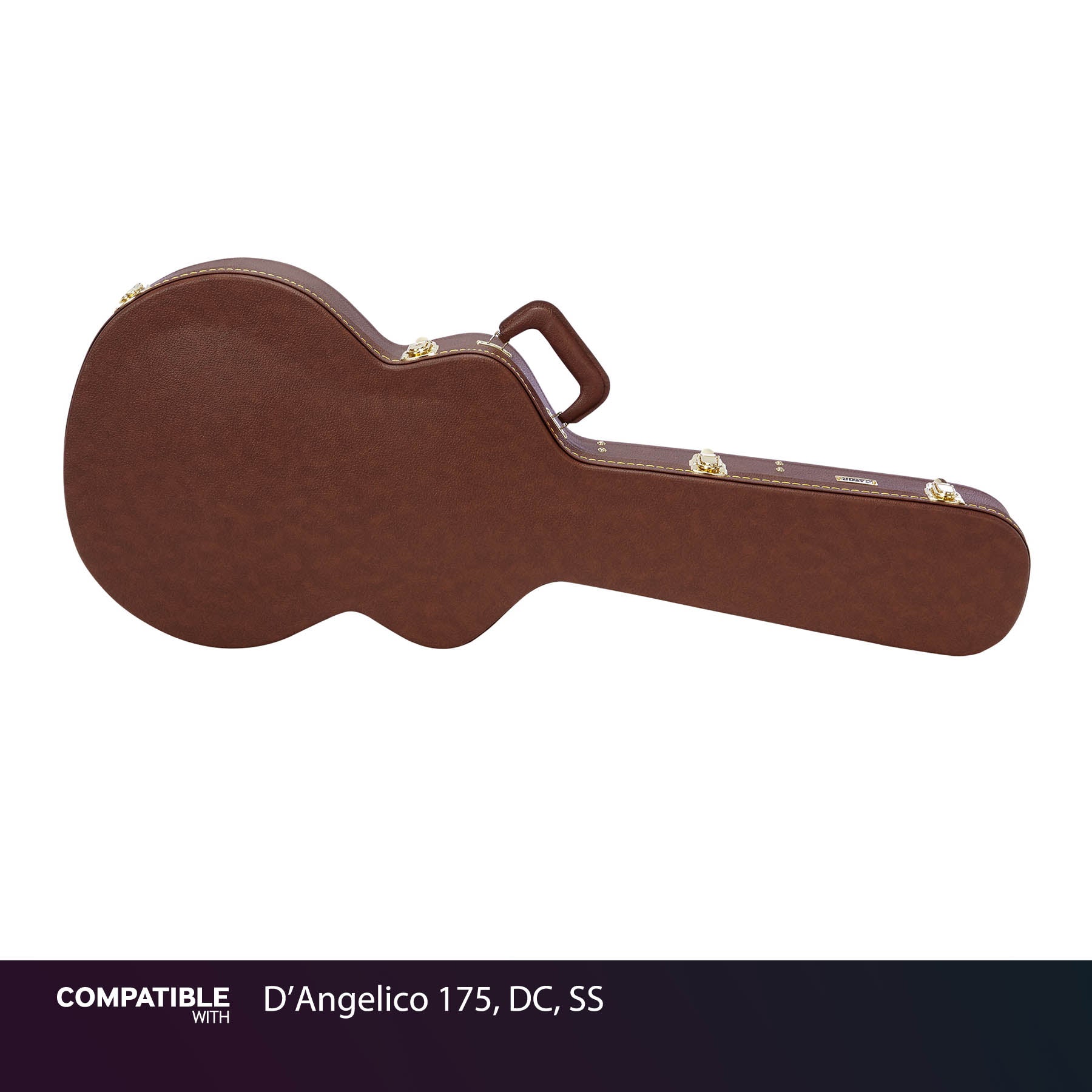 Gator Brown Case for D'Angelico 175, DC, SS