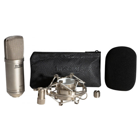 Stereo Pair of On-Stage AS800 Condenser Microphones with XLR Cables & Stands
