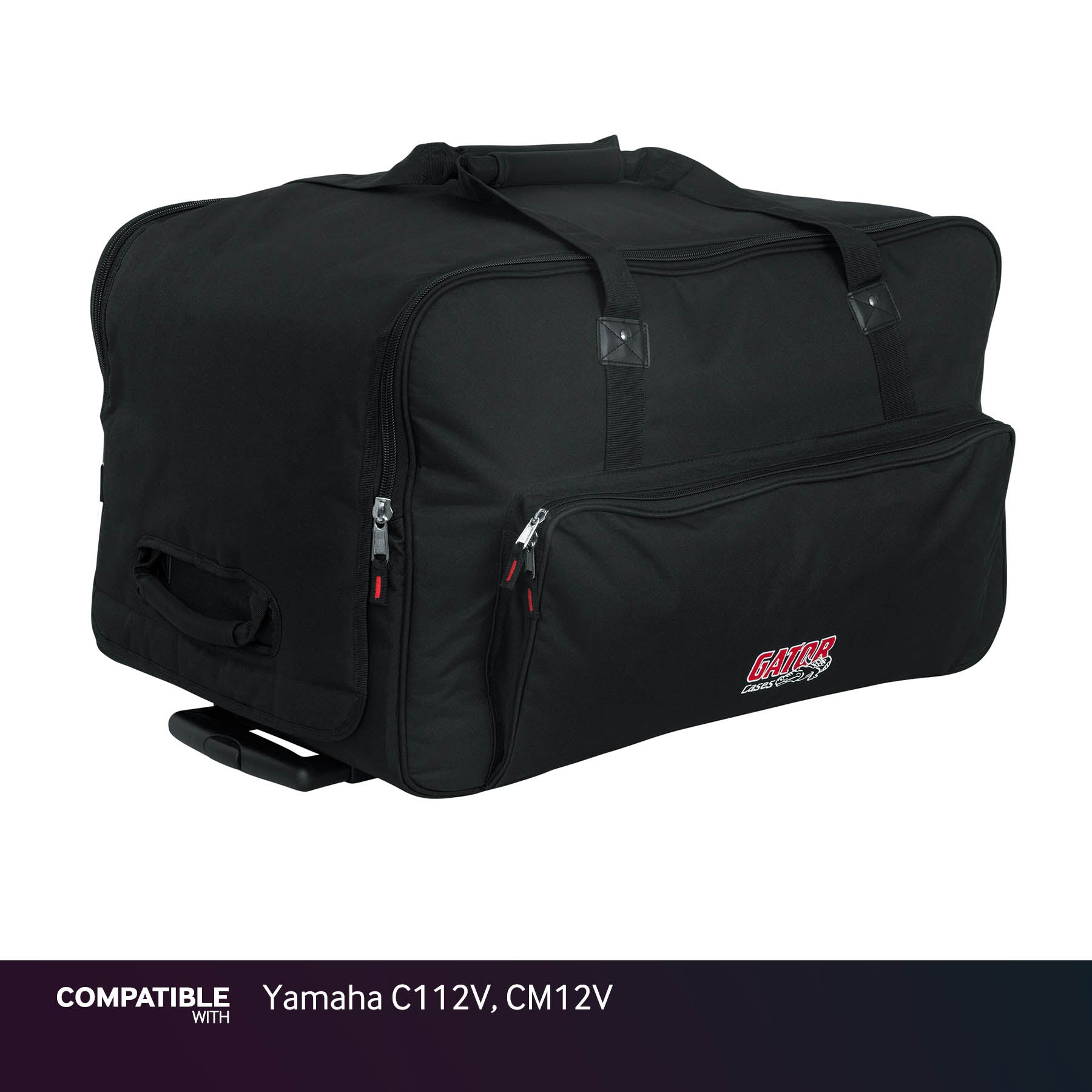 Gator Rolling Speaker Bag for Yamaha C112V, CM12V