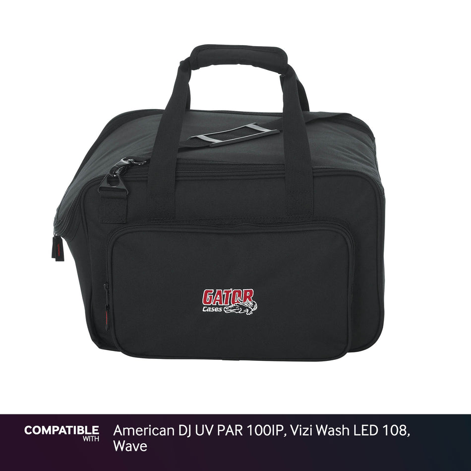 Gator Lighting Gig Bag for American DJ UV PAR 100IP, Vizi Wash LED 108, Wave